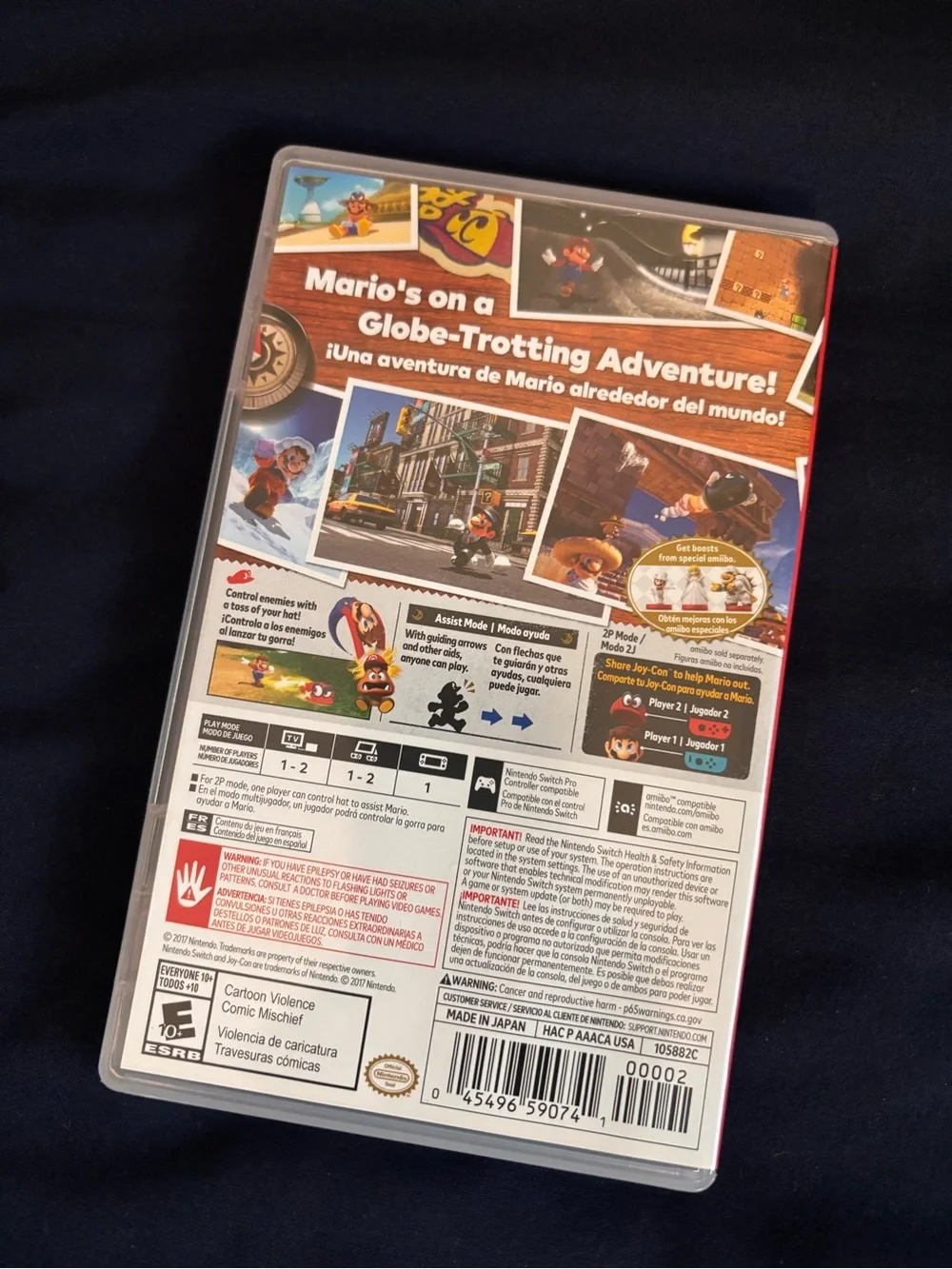 Super Mario Odyssey. Nintendo Switch.